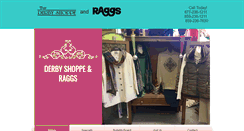 Desktop Screenshot of derbyshoppeandraggs.com